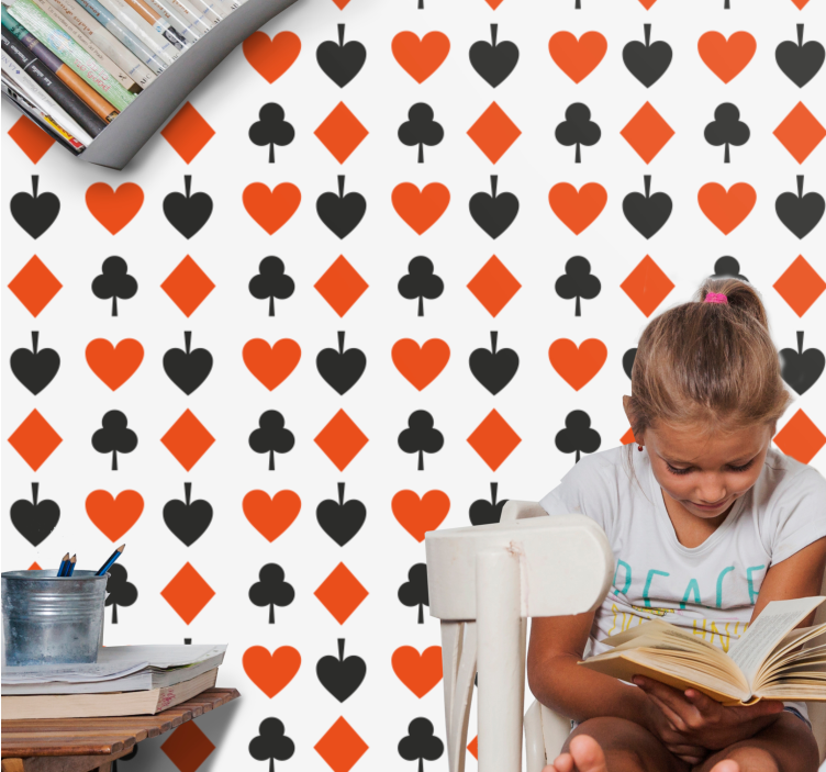 Tapete Kreise muster mit verspielten formen - TenStickers