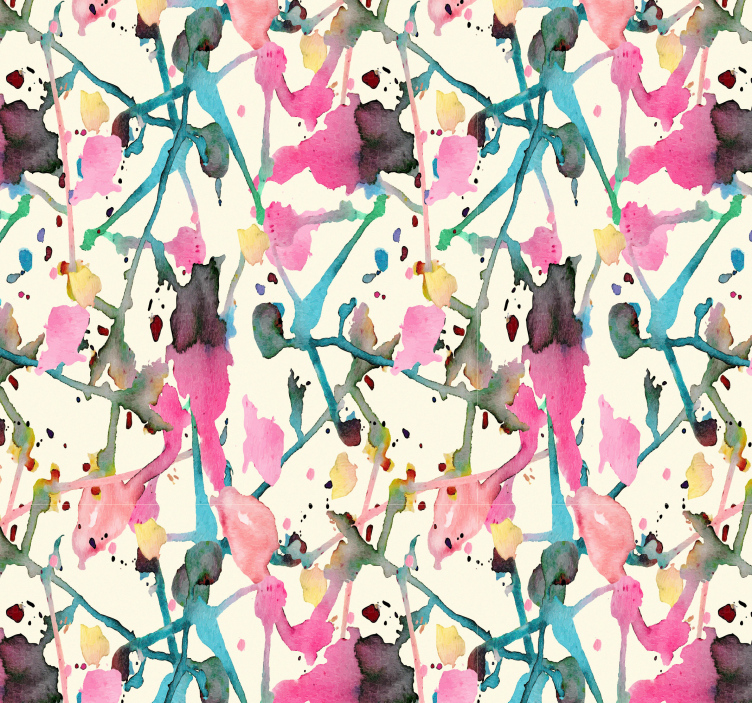 Tapete Natur abstrakte pflanzen - TenStickers