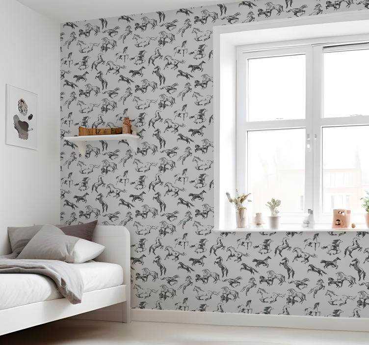 Tapete Pferd verschiedene positionen - TenStickers