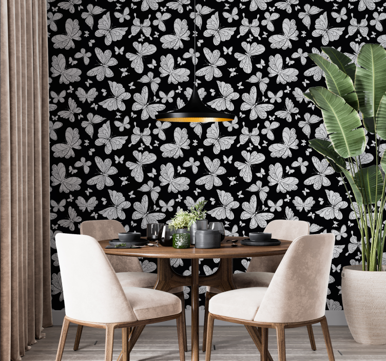 Tapete Schmetterling flatternde flügel - TenStickers