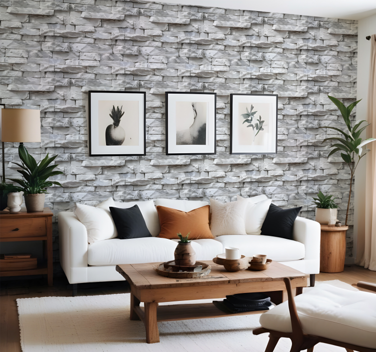 Tapete Stein elegantes muster - TenStickers