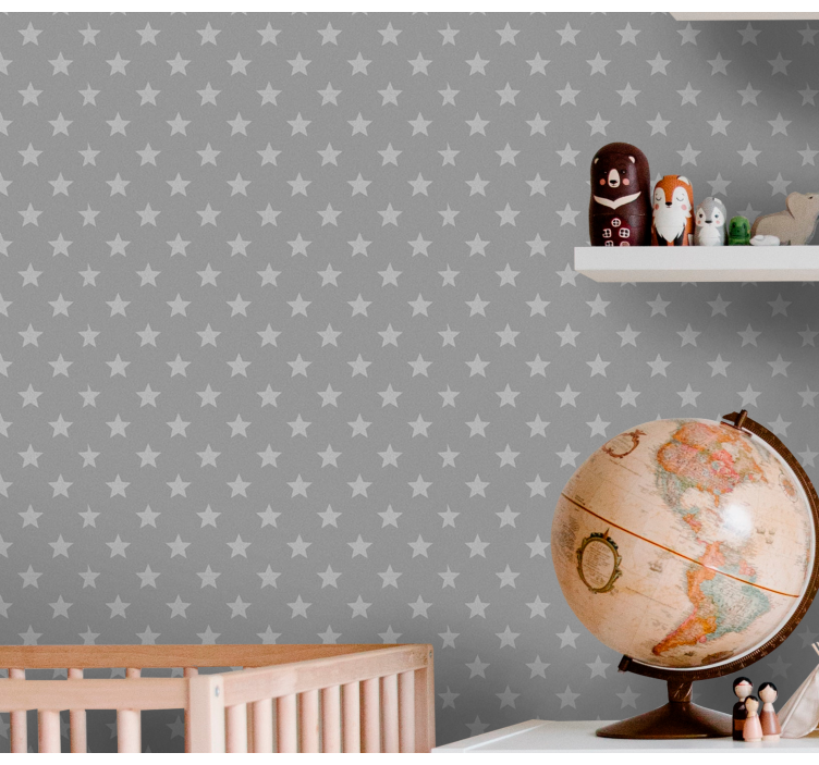 Tapete Sterne stern muster einfachheit - TenStickers