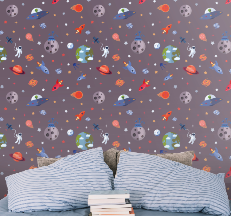 Tapete Sterne weltraum-abenteuerthema - TenStickers