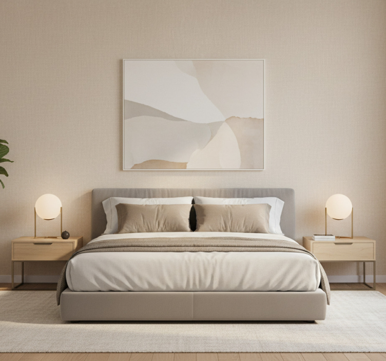 Tapete weitere texturen beige linienstruktur - TenStickers