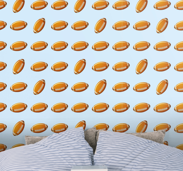 Tapete selbst gestalten fußballbegeisterung - TenStickers