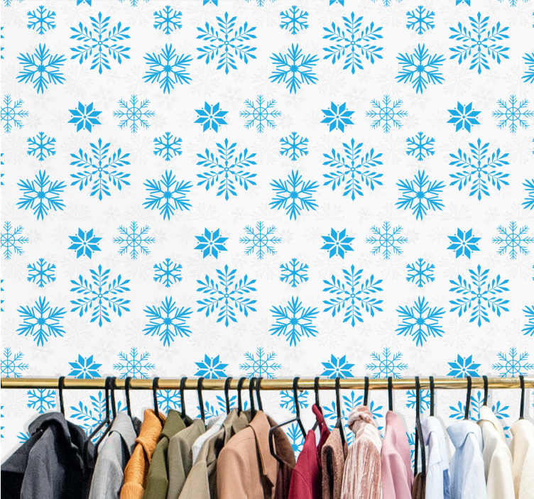 Fliesen Tapeten Schneekristall - TenStickers