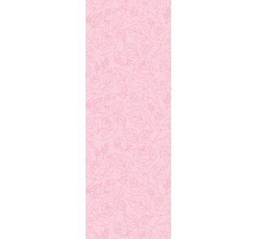 Blumentapete mit rosa pinkem hintergrund - TenStickers