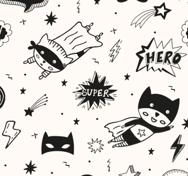 Jugendzimmer Rapete Onomatopoeia comic textur - TenStickers