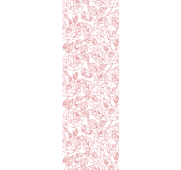 Blumentapete rosenmuster - TenStickers