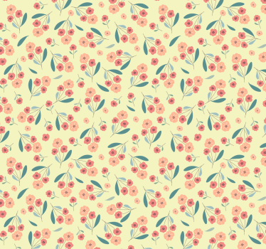 Blumentapete florale schlichtheit - TenStickers