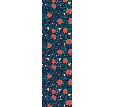 Blumentapete floraler botanischer druck - TenStickers