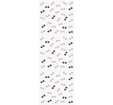 Schlafzimmer Tapete Katzenpfotenabdrücke - TenStickers