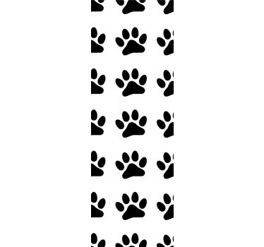 Tapete Katzen pfotenmuster-design - TenStickers