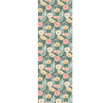 Blumentapete blumenblütendruck - TenStickers