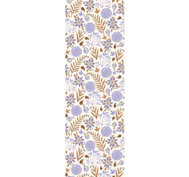 Blumentapete blumengemustertes arrangement - TenStickers