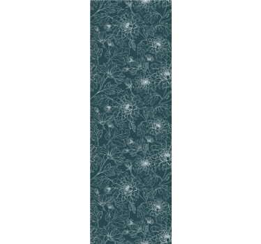 Blumentapete floral strukturierte eleganz - TenStickers