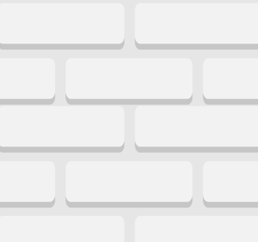Tapete Wohnzimmer weiße realistische ziegel - TenStickers