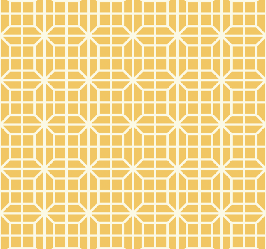 Tapete gelb geometrisches muster - TenStickers