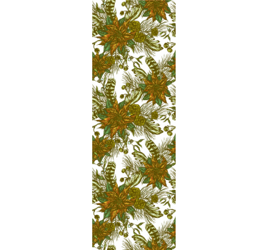 Blumentapete natürliche wintereleganz - TenStickers