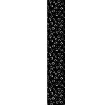 Tapete Blumen Weiße blume auf dem dunklen Hintergrund - TenStickers