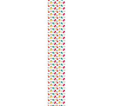 Tapete Katzen farbiges originalmuster - TenStickers