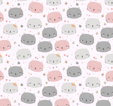 Tapete Katzen entzückendes katzenmuster - TenStickers