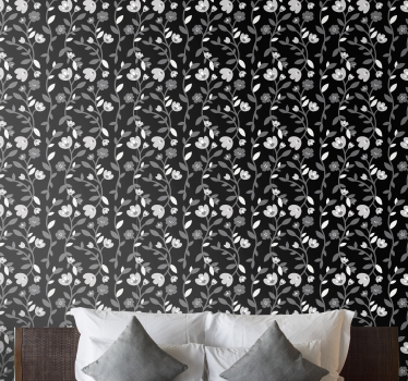 Blumentapete blumenmotiv - TenStickers