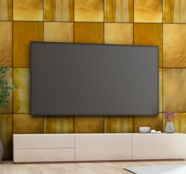 Tapetenmuster Betonoptik Golden Basilisk - TenStickers