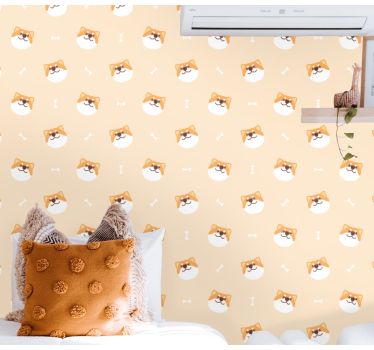 Tapete Katzen katzenartiges lustiges muster - TenStickers