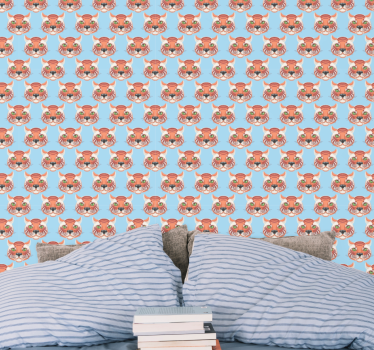 Tapete Katzen süße tigergesichter - TenStickers
